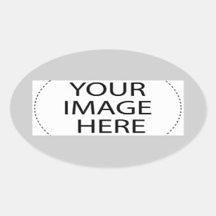 ERSTELLEN SIE IHRE EIGENE - PERSONALISIEREN SIE DI OVALER AUFKLEBER