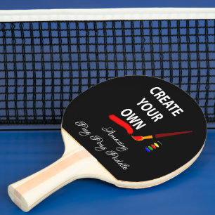 Erstellen Sie Ihre eigene - Personalisiert, mit ei Tischtennis Schläger
