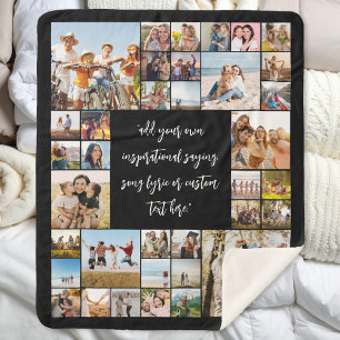 Erstellen Sie Ihre eigene Personalisierte 36-FotoC Sherpadecke