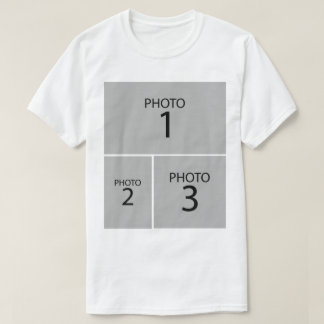 Erstellen Sie Ihre eigene personalisierte 3 FOTO-C T-Shirt