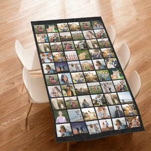 Erstellen Sie Ihre eigene Personalisierte 60-FotoC Tischdecke