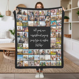 Erstellen Sie Ihre eigene Personalisierte 64-FotoC Fleecedecke