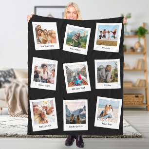 Erstellen Sie Ihre eigene Personalisierte 9-FotoCo Fleecedecke