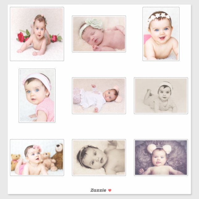 Erstellen Sie Ihre eigene Personalisierte Cut Out  Aufkleber (Blatt)