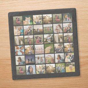 Erstellen Sie Ihre eigene Personalisierte FotoColl Steinuntersetzer