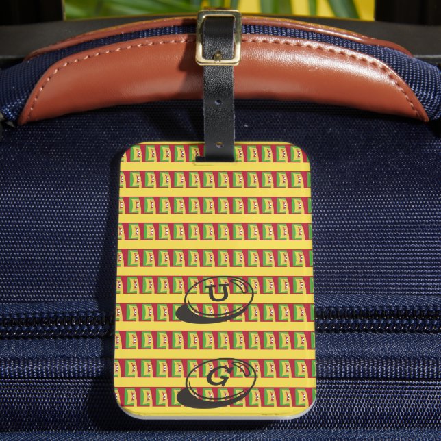 Erstellen Sie Ihre eigene Personalisierte Reise au Gepäckanhänger (Vorderseite Insitu 2)