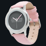 Erstellen Sie Ihre eigene Personalisierte Uhr<br><div class="desc">Passen Sie dieses Produkt an,  indem Sie Ihre eigenen Bilder und Texte hinzufügen und Ihre bevorzugten Schriftart und Farben auswählen. Besuchen Sie Aviary Art auf Zazzle,  um unsere gesamte Kollektion von leicht personalisierbaren,  hochwertigen Produkten zu sehen!</div>