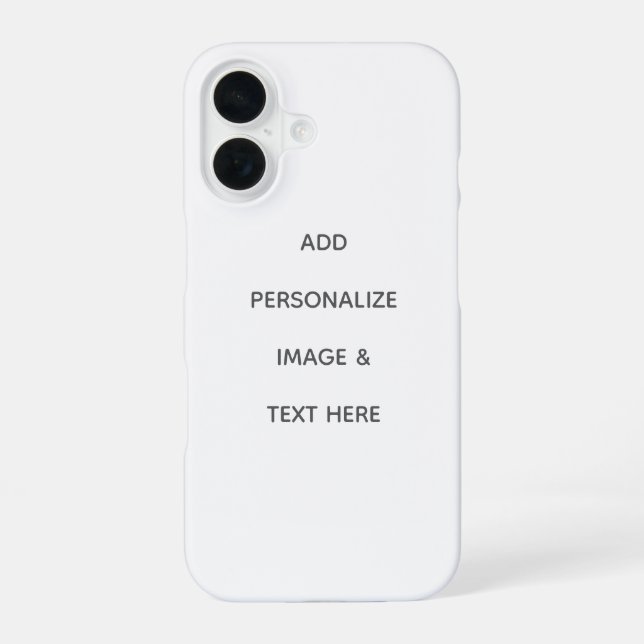Erstellen Sie Ihre eigene Personalisierung iPhone 16 Hülle (Rückseite)