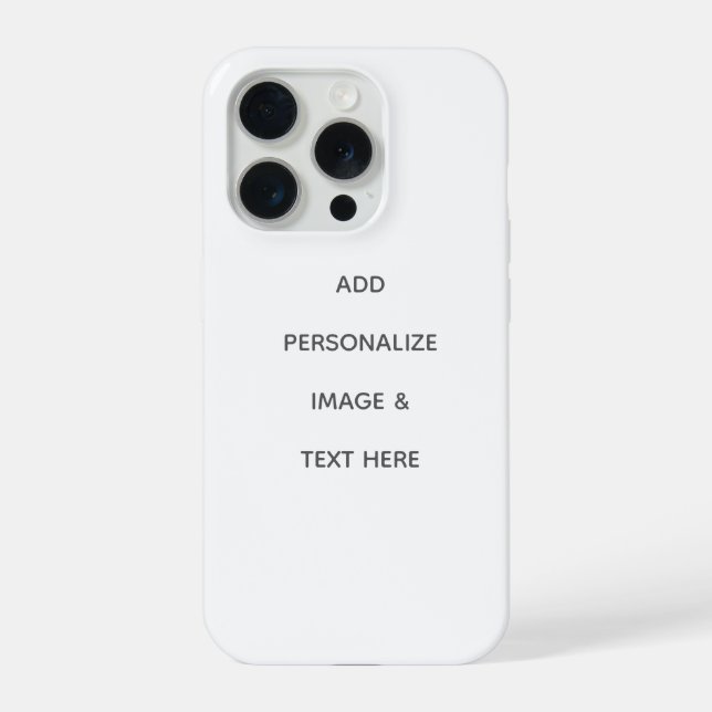 Erstellen Sie Ihre eigene Personalisierung iPhone Hülle (Rückseite)