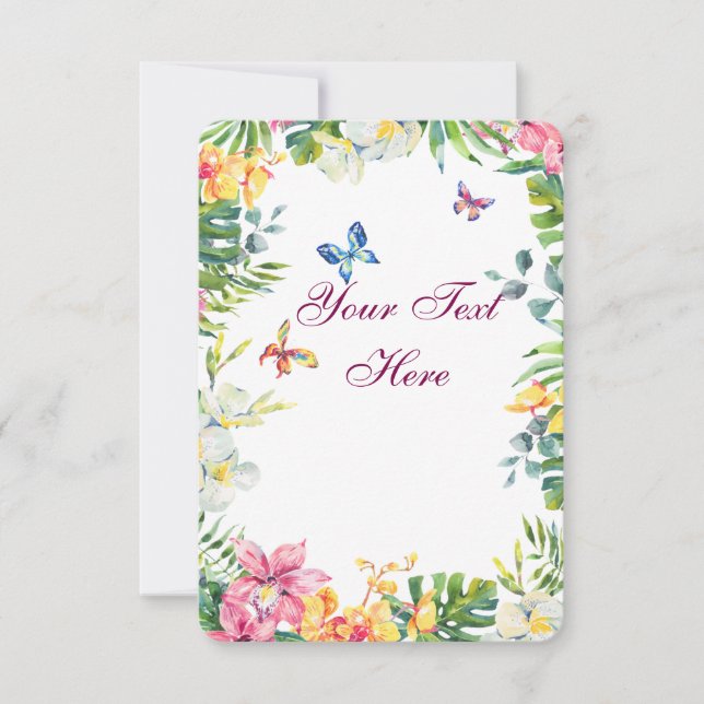 Erstellen Sie Ihre eigene Persönlichkeit Dankeskarte (Vorderseite)