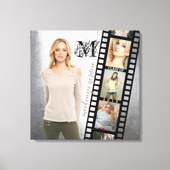 Erstellen Sie Ihre eigene Portrait Collage Class v Leinwanddruck (Vorderseite)