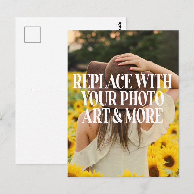 Erstellen Sie Ihre eigene Postkarte (Vorne/Hinten)