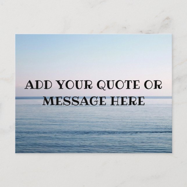 Erstellen Sie Ihre eigene Postkarte für die Jahres (Vorderseite)