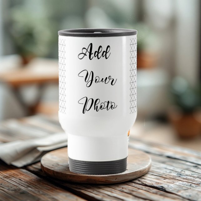 Erstellen Sie Ihre eigene professionelle personali Reisebecher (Create Your Own Professional Personalized Mug)