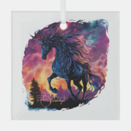 Erstellen Sie Ihre eigene Pyrois Dunkle Pferdemagi Ornament Aus Glas