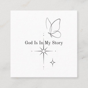 Erstellen Sie Ihre eigene quadratische Visitenkart Visitenkarte