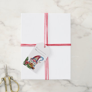 Erstellen Sie Ihre eigene Red & Blue Gnome Präsenz Geschenkanhänger