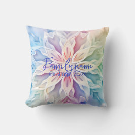 Erstellen Sie Ihre eigene Regenbogenweihnachtskuge Kissen