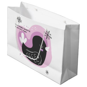 Erstellen Sie Ihre eigene Retro Französisch Homme  Große Geschenktüte