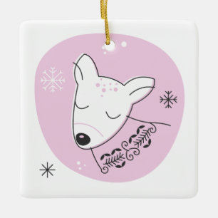 Erstellen Sie Ihre eigene Retro-Rentiermaschine Ro Keramikornament