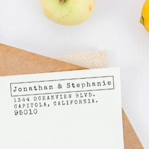 Erstellen Sie Ihre eigene Retro-Rücksendeadresse f Permastempel