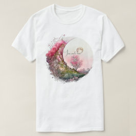 Erstellen Sie Ihre eigene rosa Mondlandschaft T-Shirt