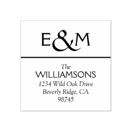 Erstellen Sie Ihre eigene Rücksendeadresse Gummistempel