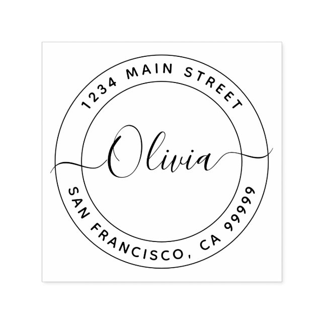 Erstellen Sie Ihre eigene Rücksendeadresse Permastempel (Design)