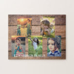 Erstellen Sie Ihre eigene rustikale Holzfamilie Fo Puzzle<br><div class="desc">Machen Sie sich Ihr schönstes Foto Kollektion Puzzle.
Familienname,  Foto Collage PuzzleSie können es personalisieren und fügen Sie Ihre schönsten Fotos. Großer Spaß !</div>