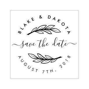 Erstellen Sie Ihre eigene rustikale, maßgeschneid Gummistempel