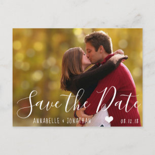 Erstellen Sie Ihre eigene Save the Date Foto Postk Ankündigungspostkarte