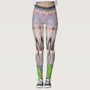 Erstellen Sie Ihre eigene schöne Blumenmuster Klei Leggings