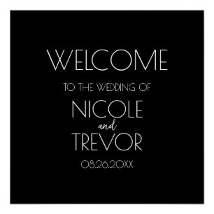 Erstellen Sie Ihre eigene - schwarz Poster