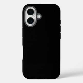 Erstellen Sie Ihre eigene schwarze benutzerdefinie iPhone 16 Hülle
