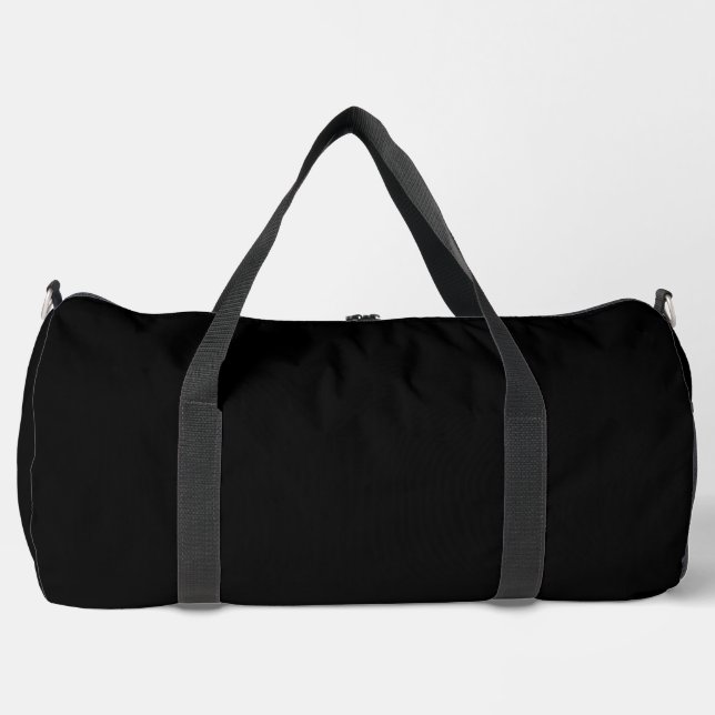 Erstellen Sie Ihre eigene schwarze benutzerdefinie Duffle Bag (Vorderseite)