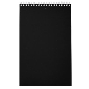 Erstellen Sie Ihre eigene schwarze benutzerdefinie Kalender