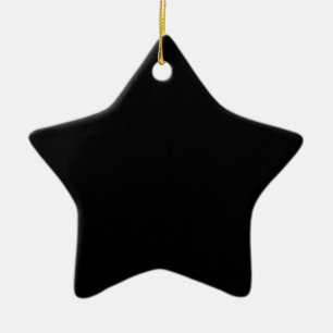 Erstellen Sie Ihre eigene schwarze benutzerdefinie Keramik Ornament