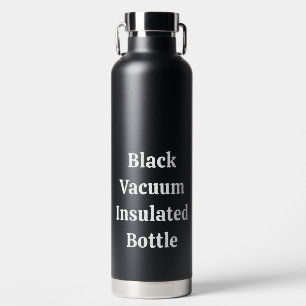 Erstellen Sie Ihre eigene schwarze Vakuumisolierfl Trinkflasche