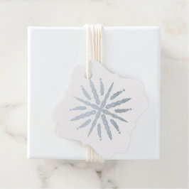 Erstellen Sie Ihre eigene Silberfräse Frost Schnee Geschenkanhänger