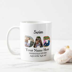 Erstellen Sie Ihre eigene Sport Vater Foto Collage Kaffeetasse