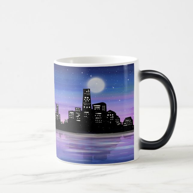 Erstellen Sie Ihre eigene Stadt am Abend des Wasse Verwandlungstasse (Rechts)