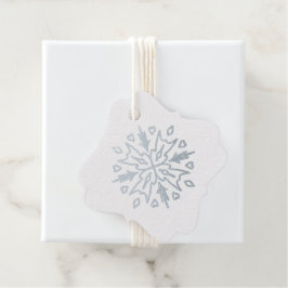 Erstellen Sie Ihre eigene Stammesilber-Schneeflock Geschenkanhänger