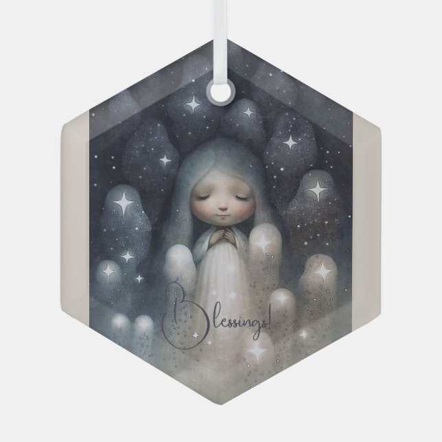 Erstellen Sie Ihre eigene Star Fairy-Twinkling Ornament Aus Glas (Vorderseite)