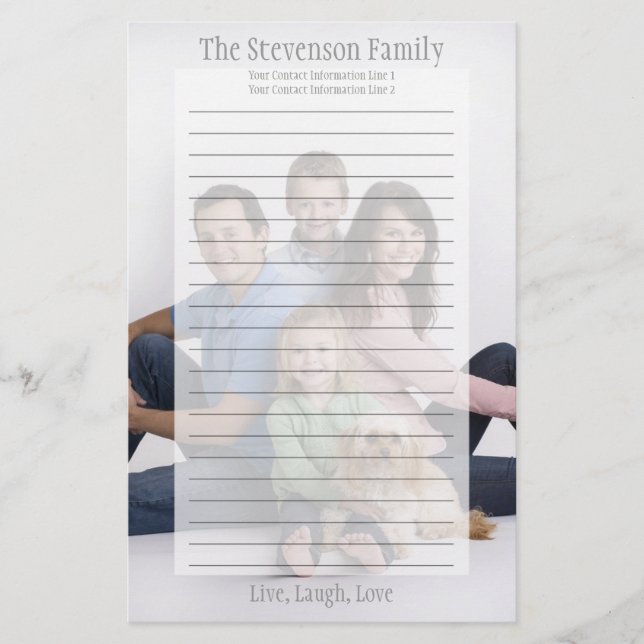 Erstellen Sie Ihre eigene Stationierung Briefpapier (Vorderseite)