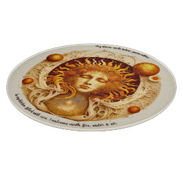 Erstellen Sie Ihre eigene Steampunk-Sun-Göttin Schneidebrett