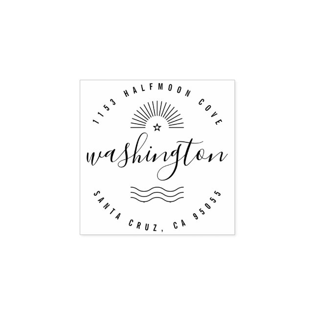 Erstellen Sie Ihre eigene Summer Family Name-Rücks Gummistempel (Prägung)