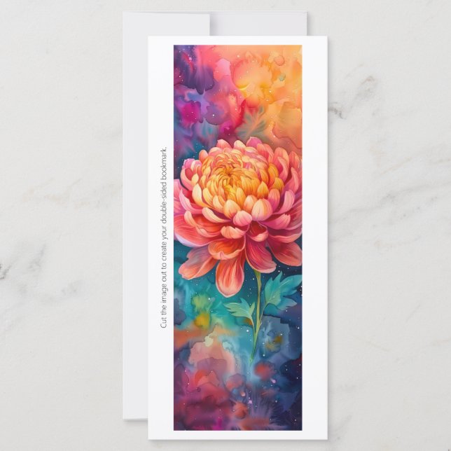 Erstellen Sie Ihre eigene Sunset Blossom Lesezeich (Vorderseite)