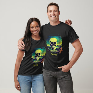 Erstellen Sie Ihre eigene surreal glühende Schädel T-Shirt