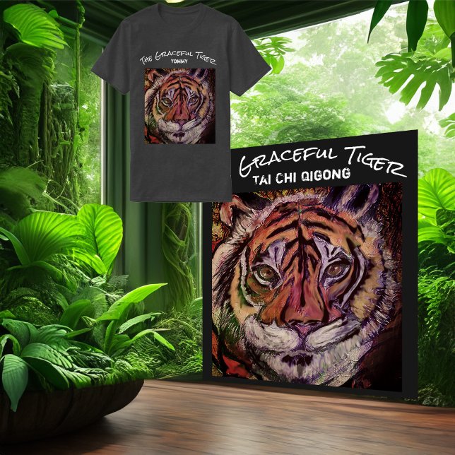 Erstellen Sie Ihre eigene Tai Chi Graceful Tiger Ü T-Shirt (Von Creator hochgeladen)