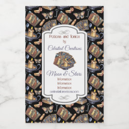 Erstellen Sie Ihre eigene Tarot-Magie Weinetikett